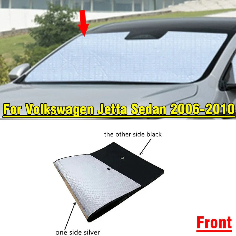 Front Windows Privacy Sunshade Cover for Volkswagen Jetta Sedan (2006–2010)