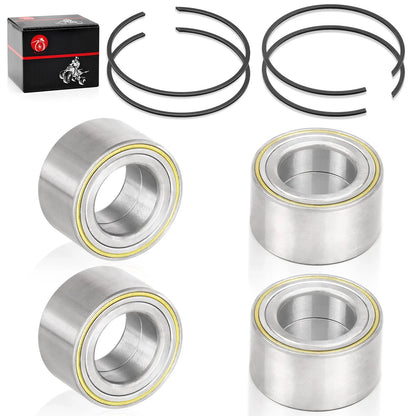 4 x Front & Rear Wheel Bearing & Circlip for Can-Am Maverick X3 MAX (2017–2023)