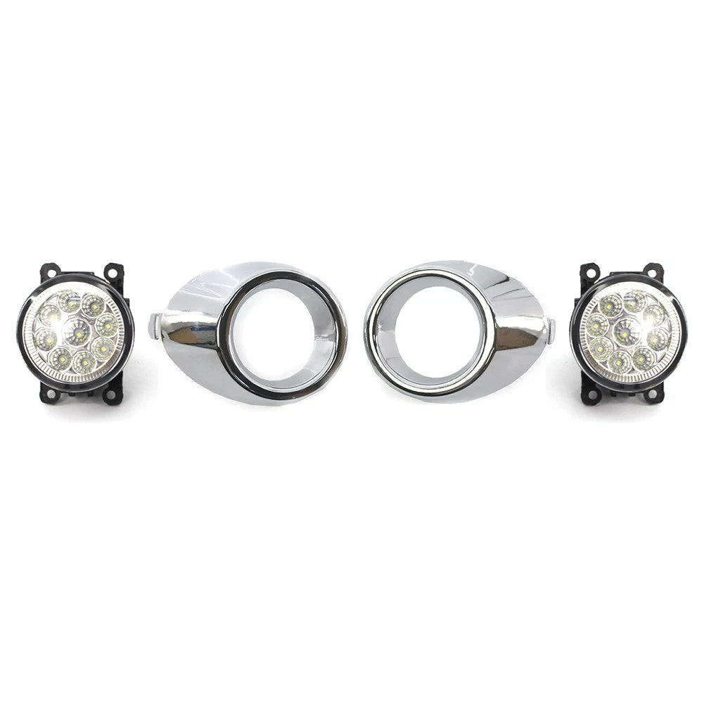 Fog Light Set for Ford Fiesta (2011–2019) - Includes Frame Cover