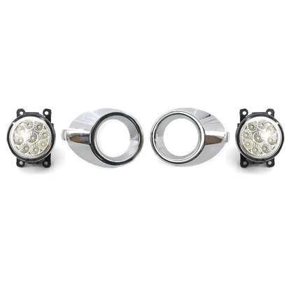 Fog Light Set for Ford Fiesta (2011–2019) - Includes Frame Cover