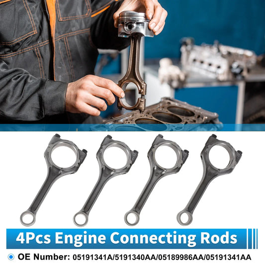 4 Pcs Engine Connecting Rods for Dodge Journey (2007-2012)