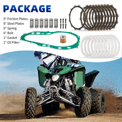 Clutch Friction Plates & Gasket Kit for Suzuki QuadSport Z400 (2003–2008)
