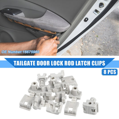 8X Tailgate Door Lock Rod Latch Clips for Chevrolet Astro (1994–2005)