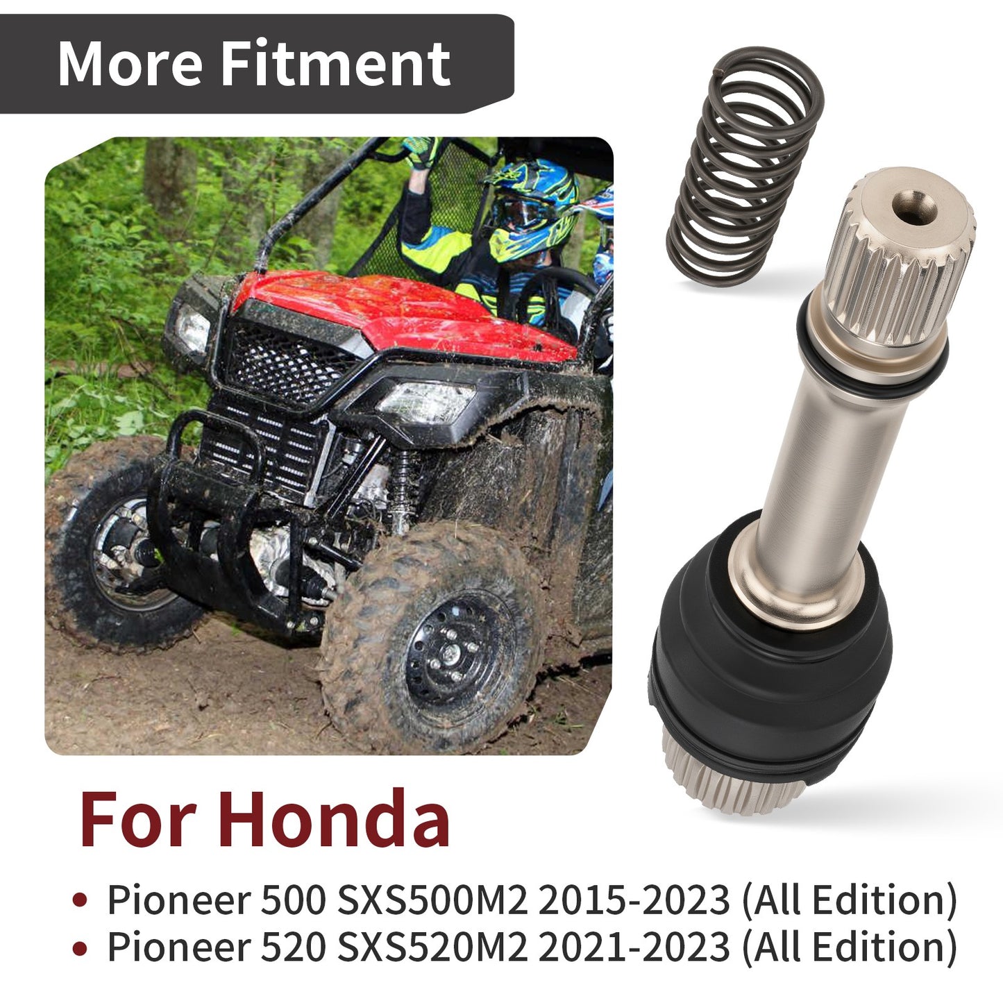 Rear Propeller Shaft for Honda Pioneer 520 (2021–2023)