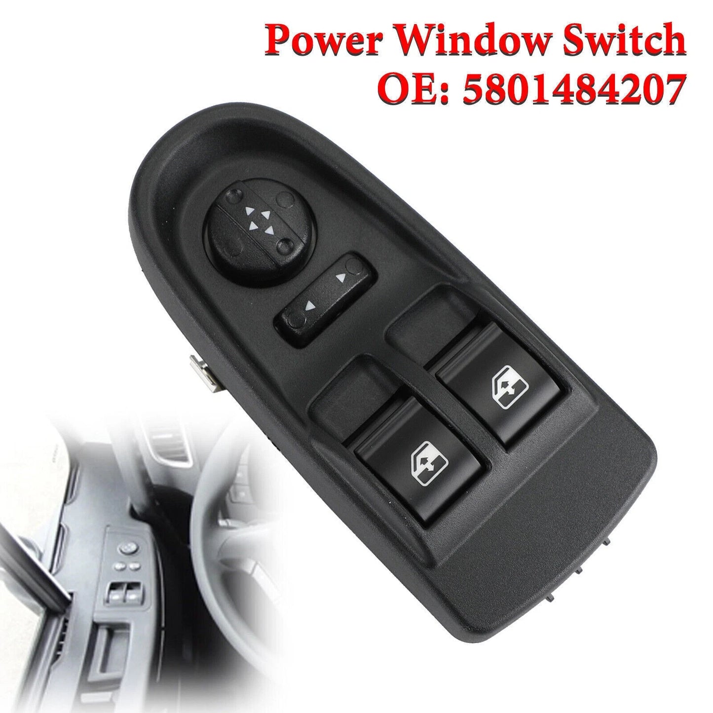 Power Window Switch for Iveco Daily (2011–2014) 5801484207 EWS/VC/003A A4
