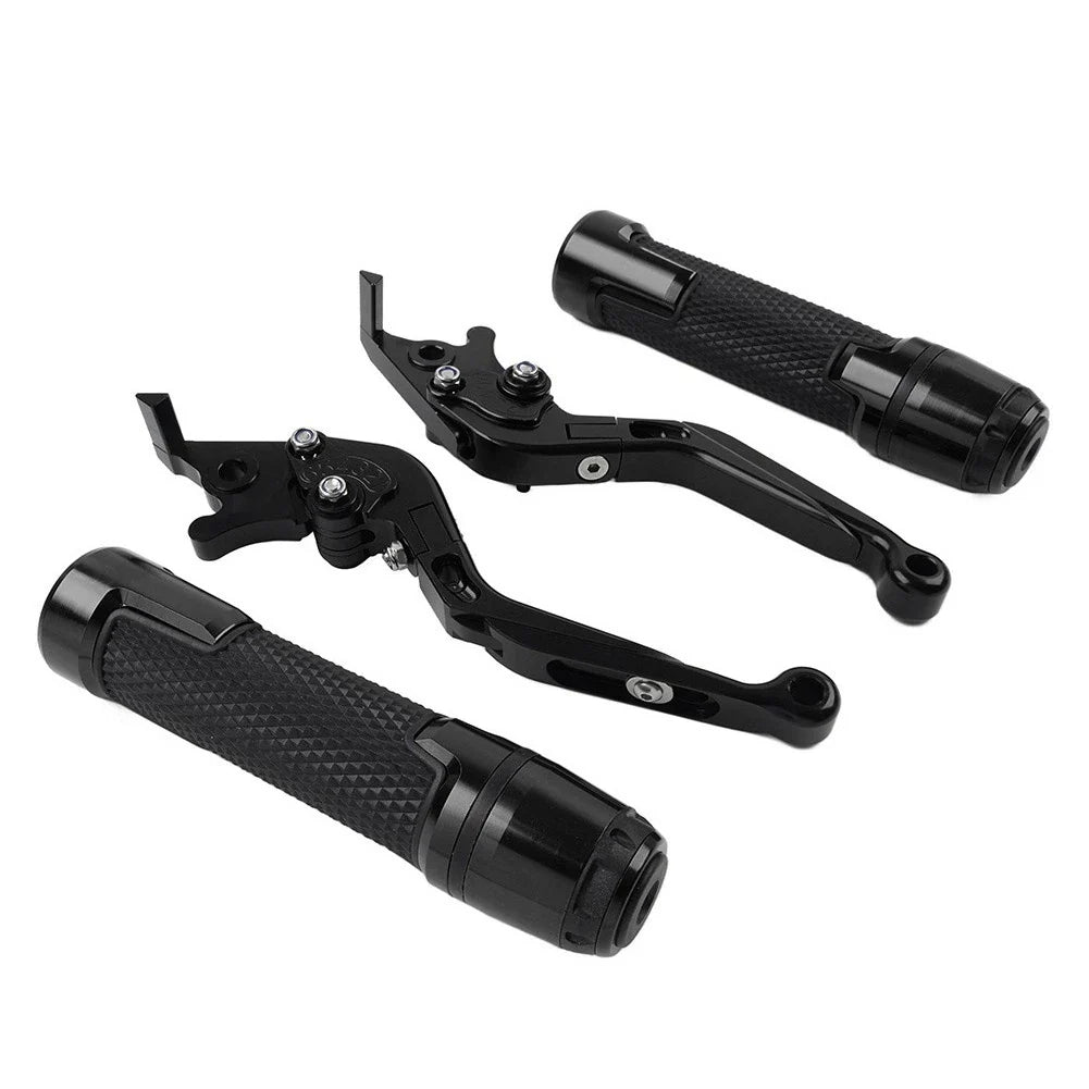 Folding Extendable Brake Clutch Levers & Handlebar Grips for BMW C650GT C600 (2012-2016)