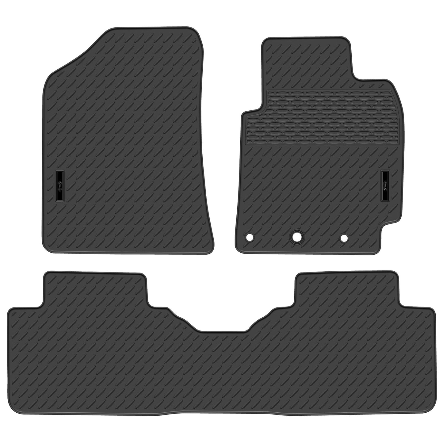 Set of 4 Custom Fit Rubber Floor Mats for Kia Cerato (2018–2024)