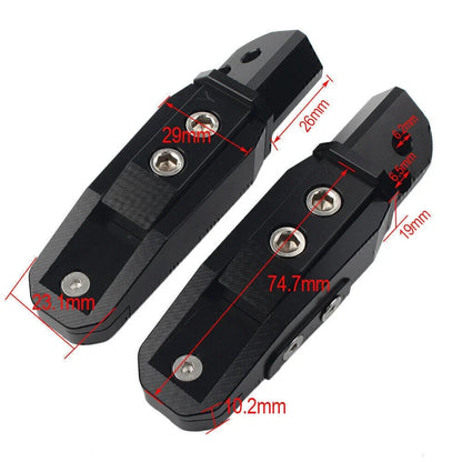 Rear Passenger Footrests Pegs for Yamaha YZF R1 R6 R1M R1S