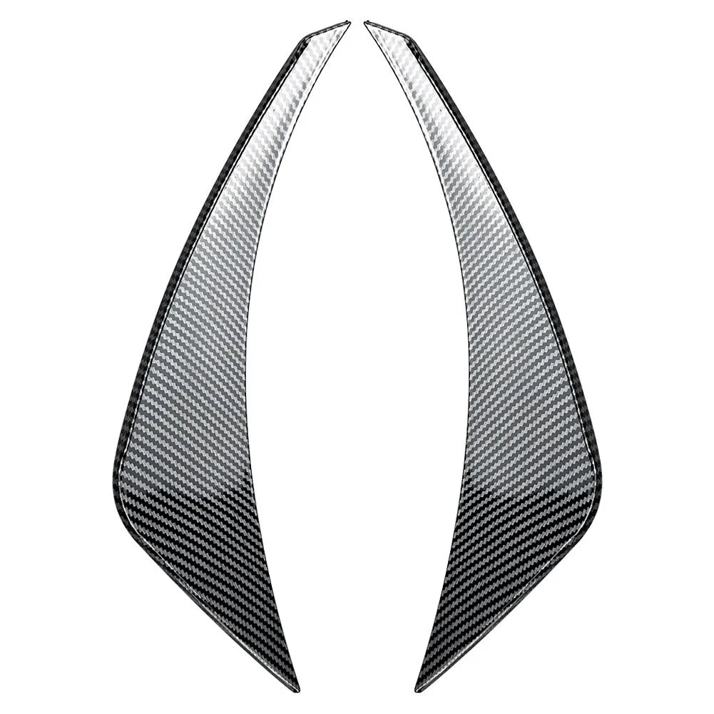 Carbon Black Front Bumper Side Air Vent Spoiler Trim for Mazda MX-5 Miata (16-25)