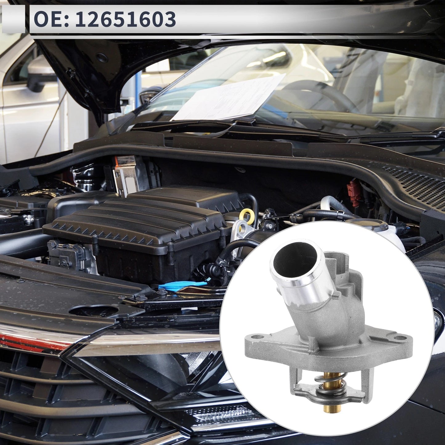 Engine Coolant Thermostat Housing Assembly for Buick Regal (2014–2020) No. 12651603