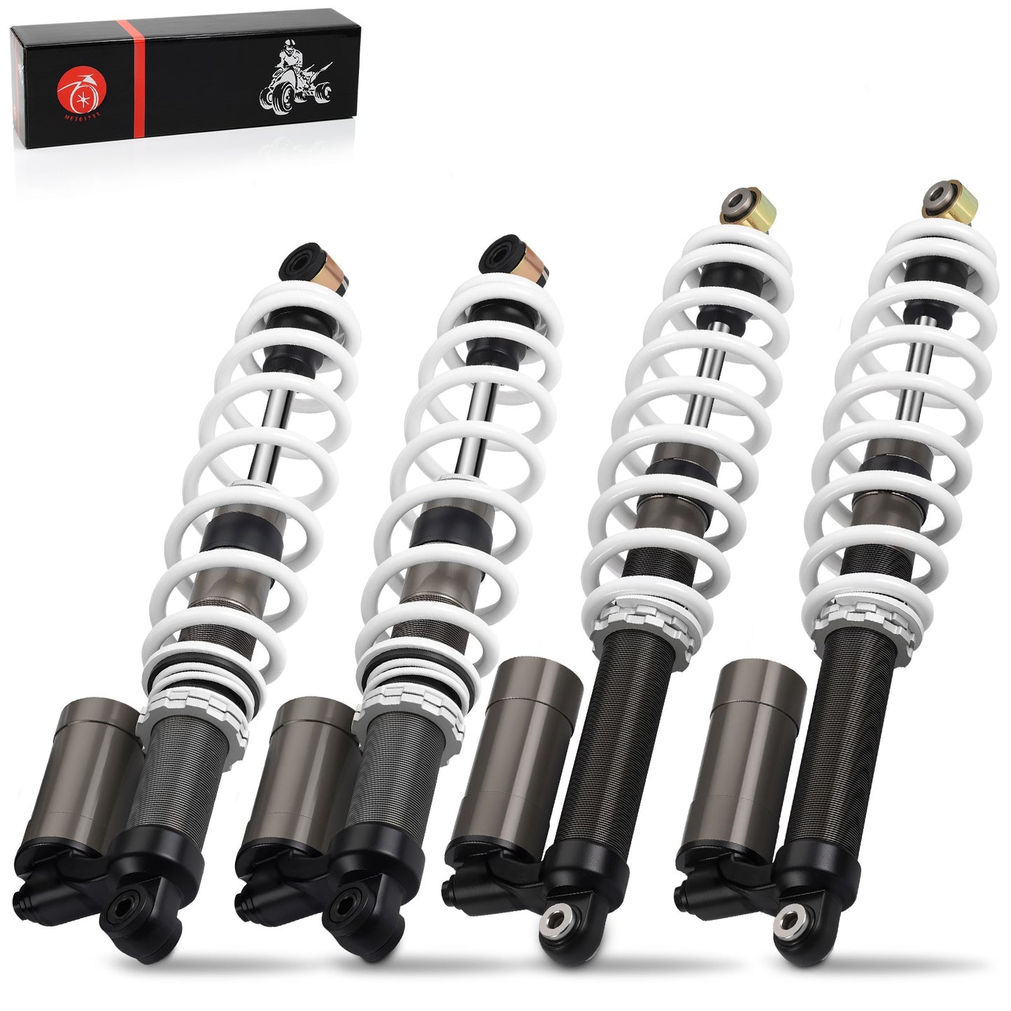 Set of 4 Air Shock Absorbers for Polaris RZR S 800 (2009–2012)