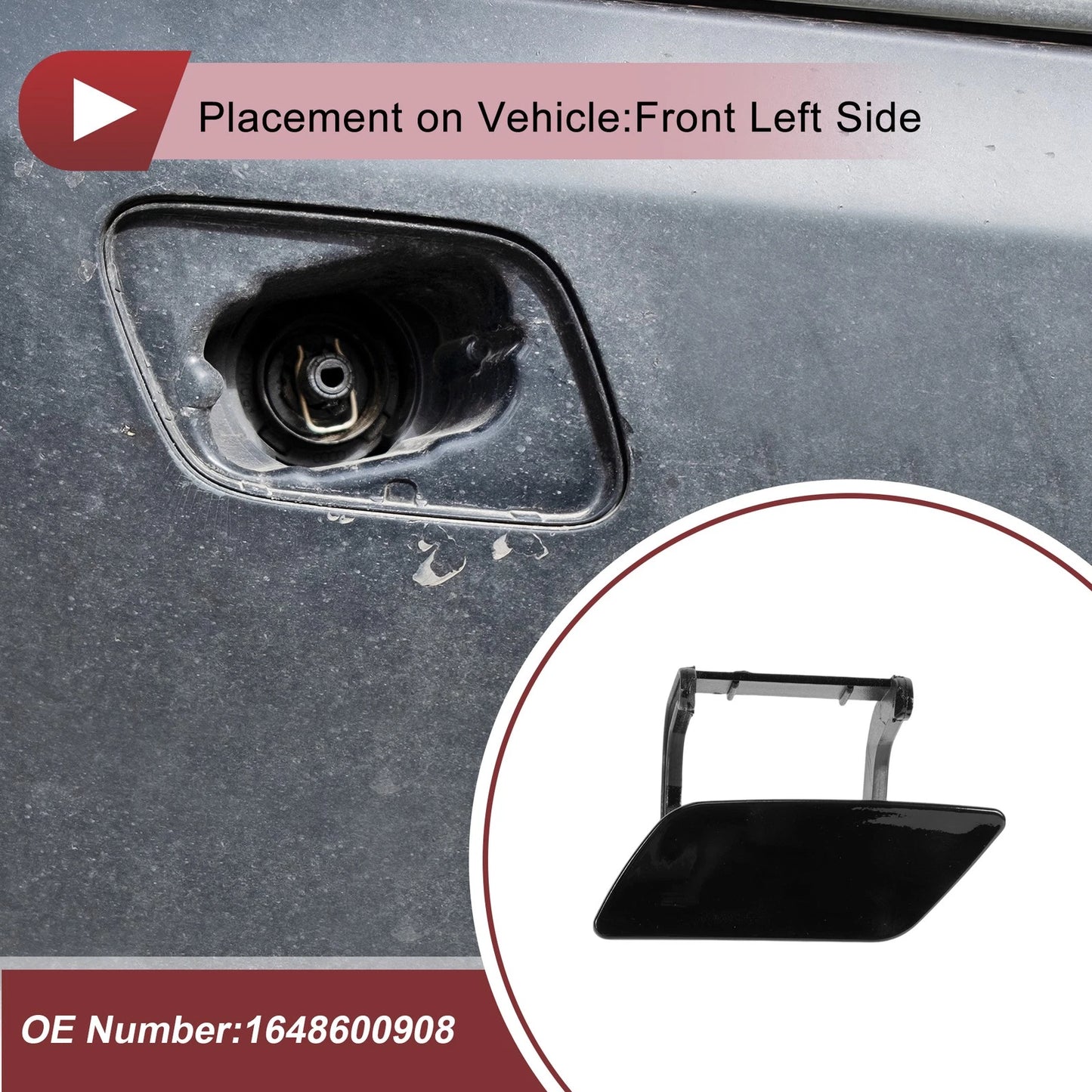 Front Left Bumper Trim Nozzle Cover No. 1648600908 for Mercedes-Benz ML350 (2006–2011)