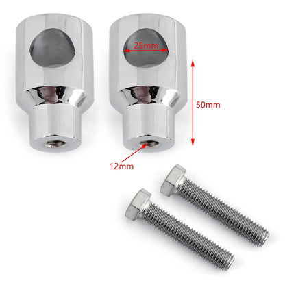2" Riser Handles for Yamaha V-Star, Honda VTX, Suzuki Boulevard (All Years)