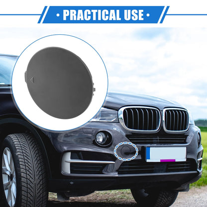 Tow Hook Eye Hole Cover Cap for BMW X5 (2016–2018) - Front Right, Gray