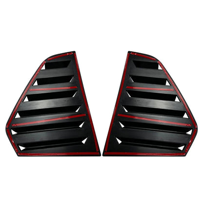 Rear Window Side Vent Shutter Louver Cover Trim for VW Golf 8 (2020-2022)
