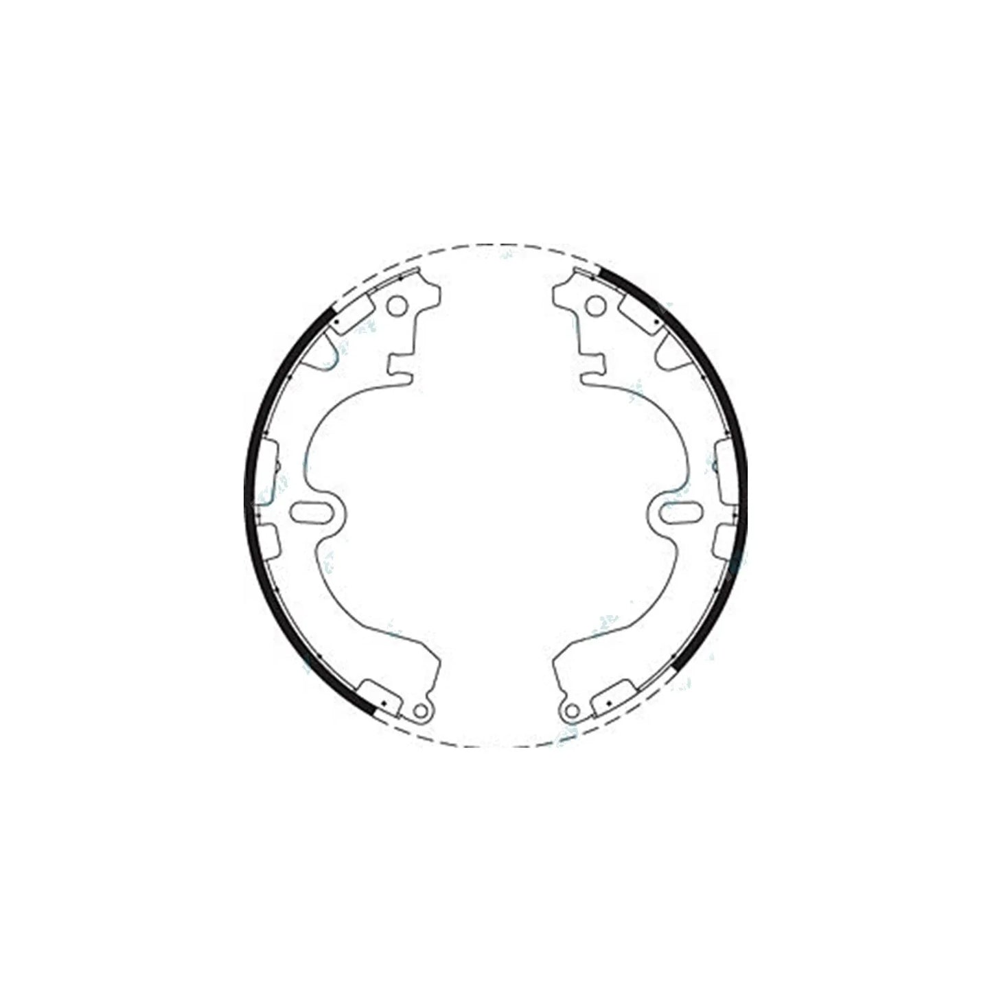 Rear Brake Shoes Set for Toyota Corolla AE101R AE102R AE102X Sprinter 1991~99