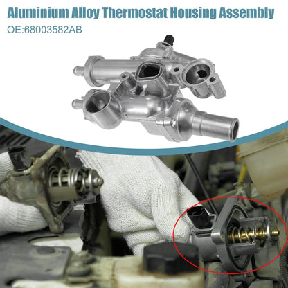 Upgraded Aluminum Thermostat Housing for Chrysler Dodge Jeep (2005-2010)