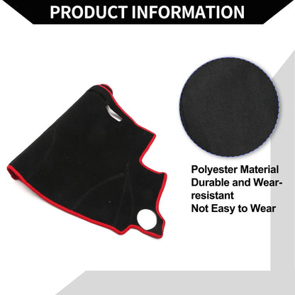 Dashboard Dash Cover Mat for Honda Vezel RU1/2/3/4 RS 2013-2020 Black Red Set