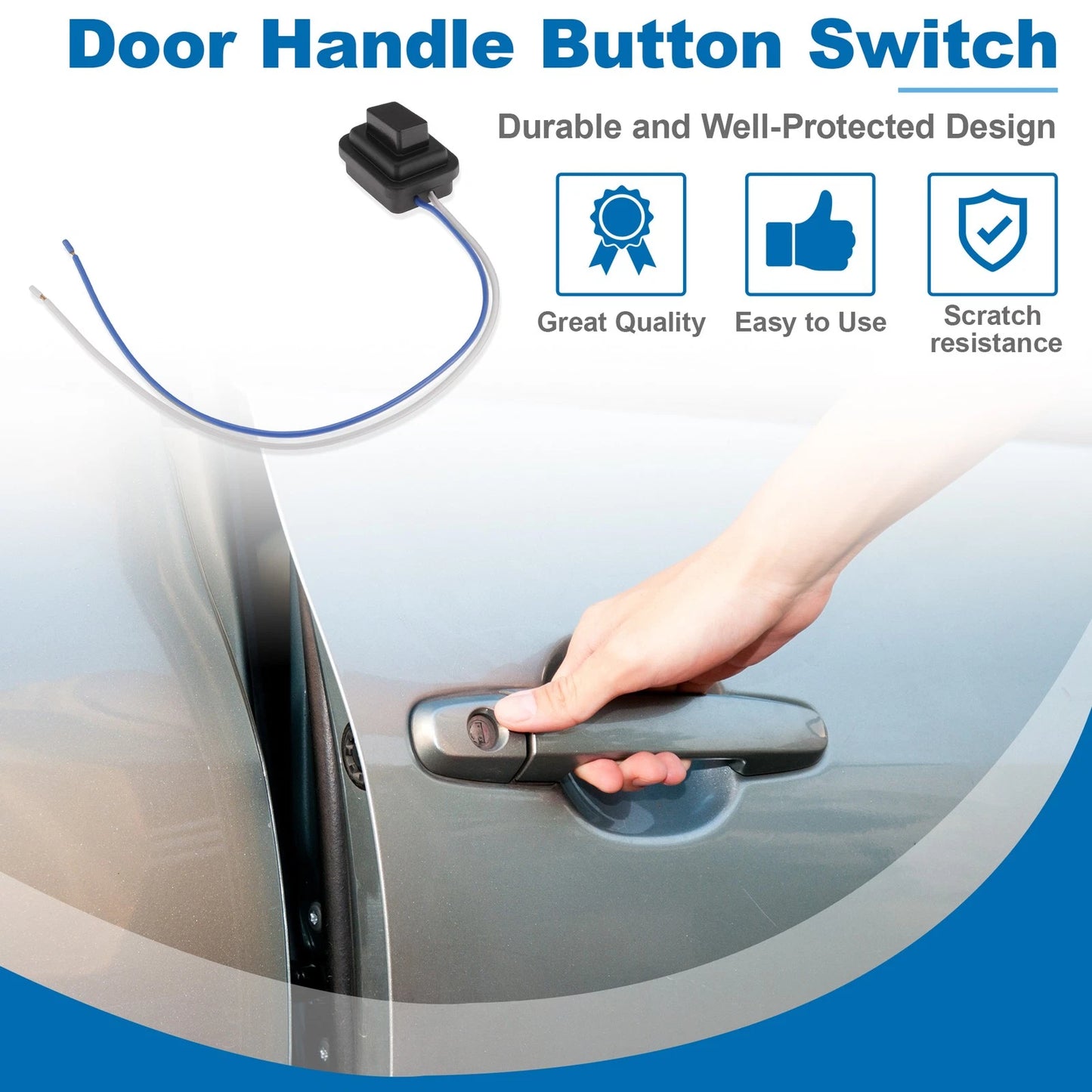 Front Right Door Handle Button Switch for Hyundai Ioniq (2016–2020) 82661-G2720