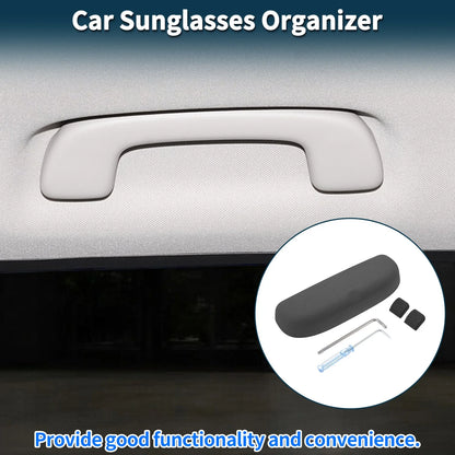 Sunglasses Case for Porsche Macan Eyeglasses Holder Storage Box Suede Black