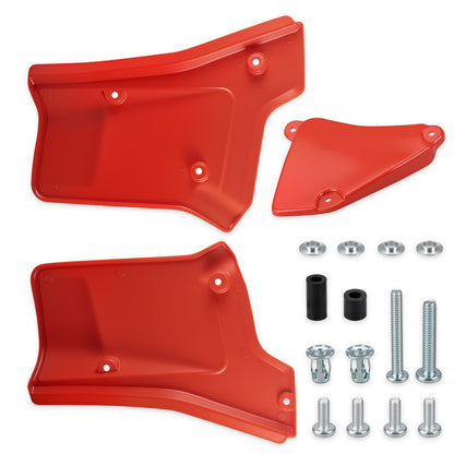 Set of 2 Side Panel Covers for Honda XR200R XR250R (1984–2002) Red