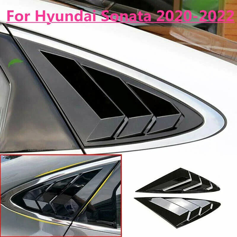 Rear Window Louver Shutter Trim for Hyundai Sonata (2020–2023)