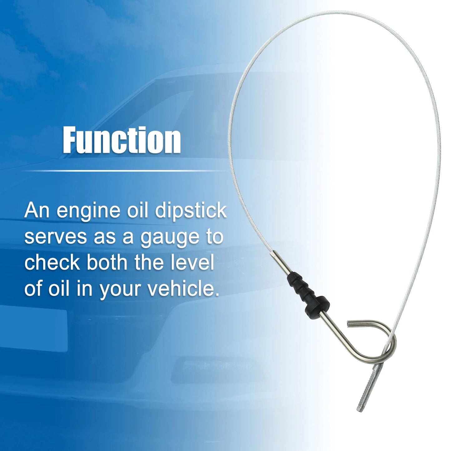 Engine Oil Level Indicator Dipstick for Nissan Patrol GQ Y60 (1988–1997) No. 111409Y600
