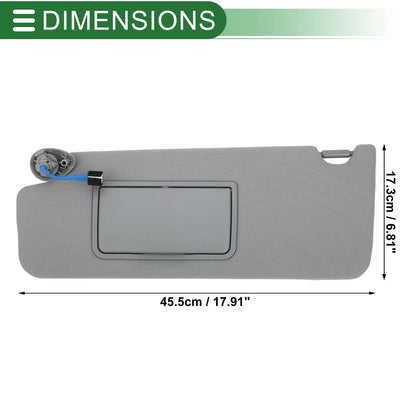 Left Driver Side Sun Visor No. 83280-TG7-A12ZB for Honda Pilot (2017–2022)