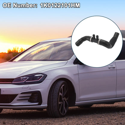 Radiator Hose for Volkswagen Golf (2009–2011) Rubber Plastic Black