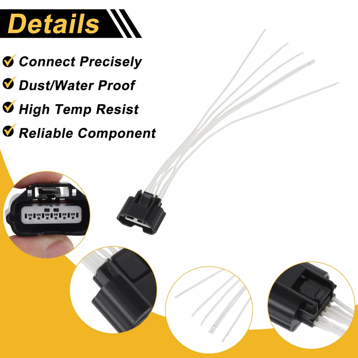 6 Pin Connector Plug for Chevrolet Express 2500 (2007–2011) No. 13576408