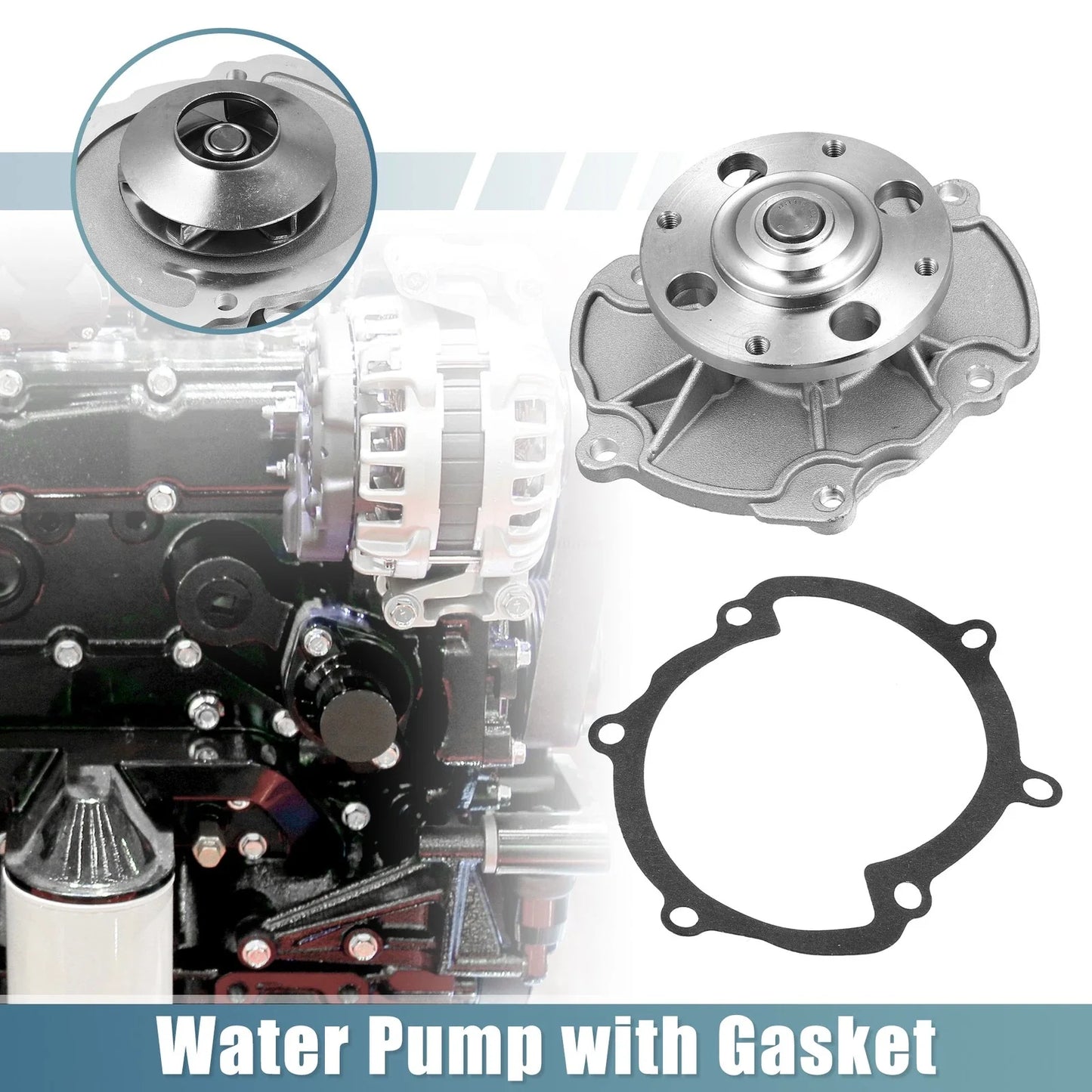 Water Pump AW5103 for Buick LaCrosse, Chevrolet Impala (2005-2008, 2012)