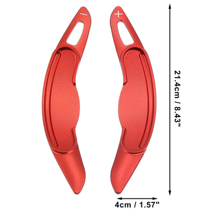 Pair Red Steering Wheel Shift Paddle Extend Cover for BMW Mini Cooper