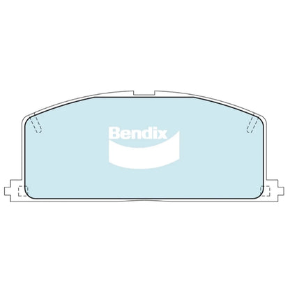 Front Disc Brake Pad Set for Toyota Tercel AL25 (82–88)