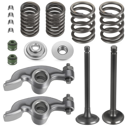 Set of 4 Rocker and Intake Exhaust Valves for Honda CRF80F CRF100F (2004–2023)