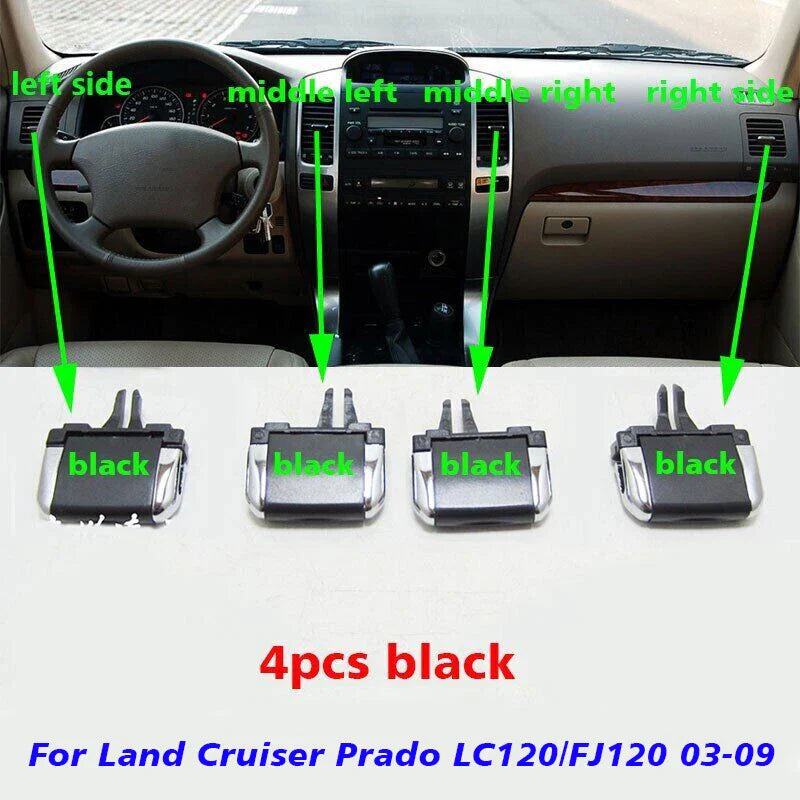 AC Vent Outlet Tab Clip for Land Cruiser Prado LC120/FJ120 (2003–2009)