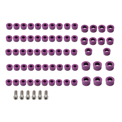 66X Engine Bolt Topper Cap Purple for Harley Touring Street Road Glide (2002-2023)