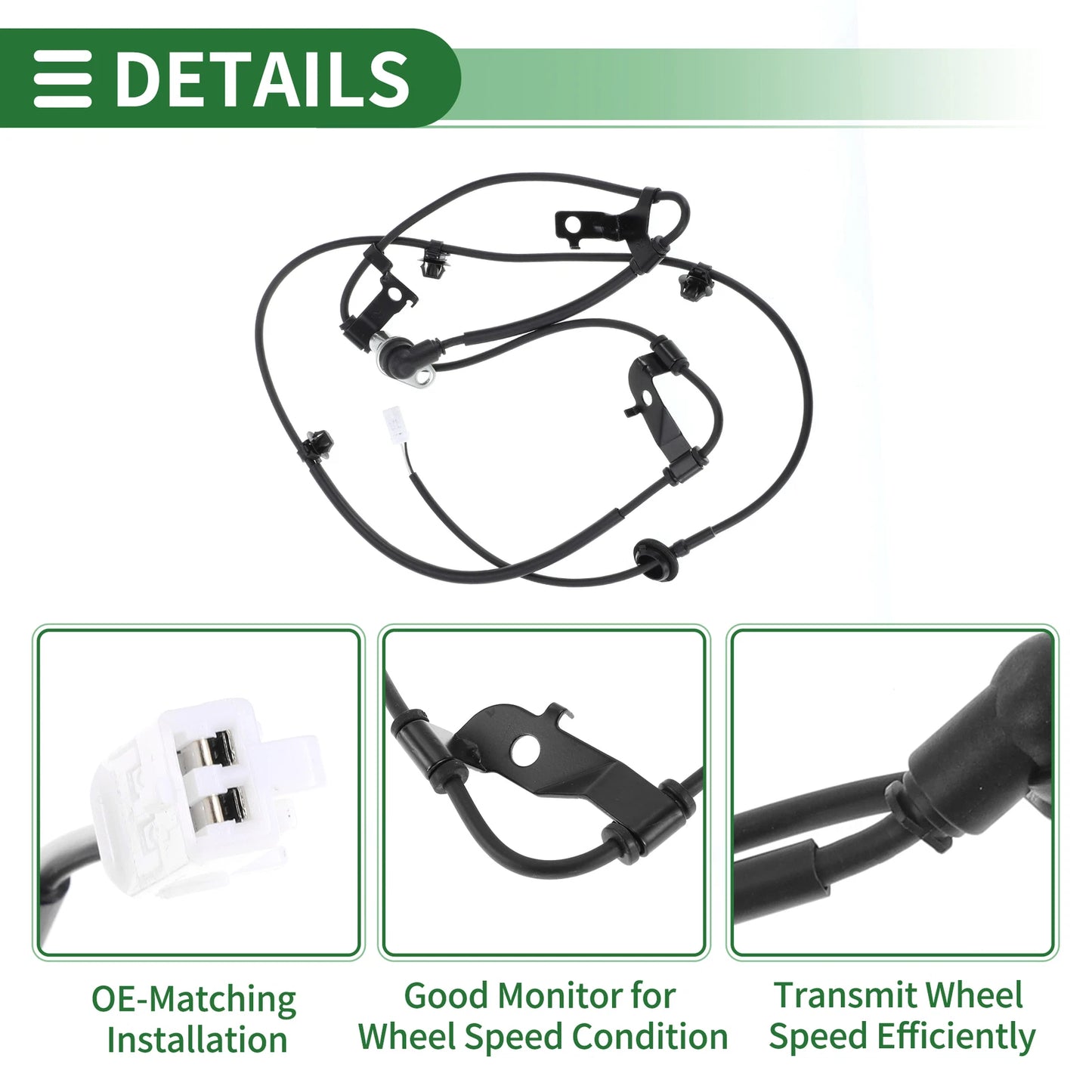 ABS Wheel Speed Sensor No.MR569288 for Mitsubishi Galant (1994–2002)