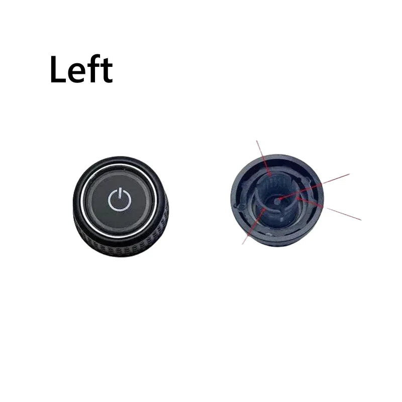 Left Right Radio Knob Button Turn Knob for VW RCD360 RCD440 RCD410 280 280C MIB