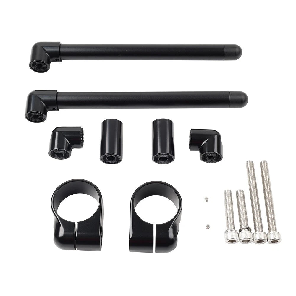 43MM Cafe Racer Clip-On Handlebar Fork Tube for Universal Motorcycle