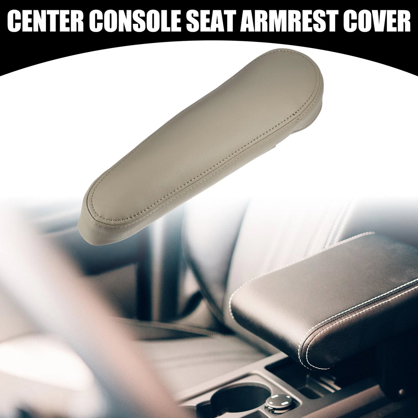 Center Console Armrest Cover for Toyota Sequoia (2001–2007) Beige