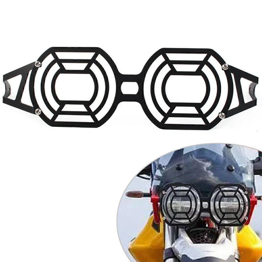 Black Iron Front Headlight Grille Guard for Moto Guzzi V85 TT (2018-2022)