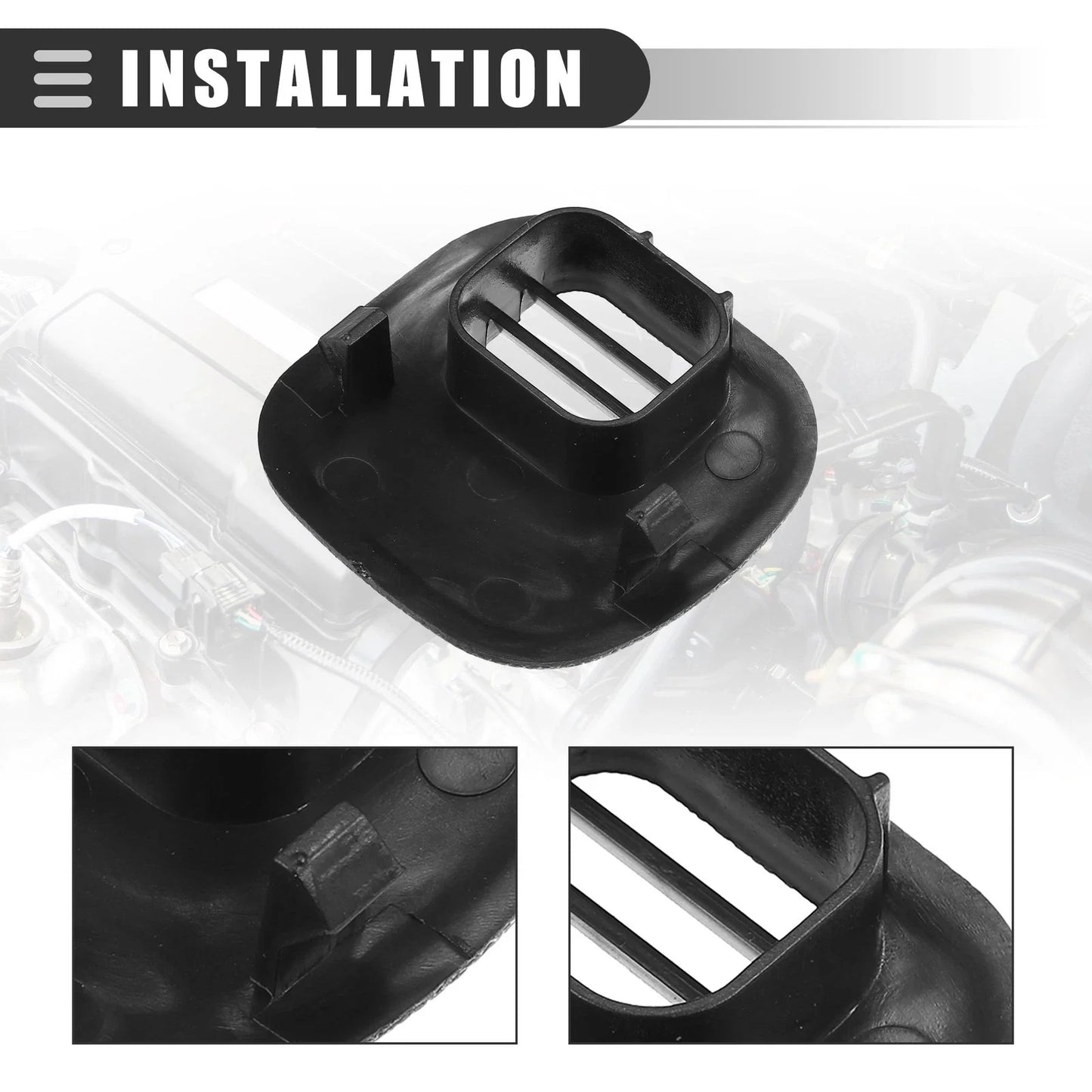 Air Temp Sensor Cover for Chevrolet Corvette 1997-2004 Plastic Black