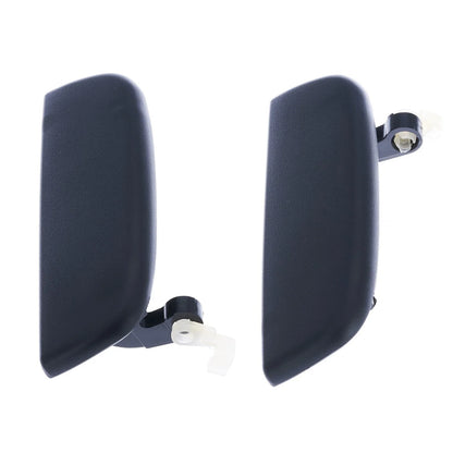2 x Outer Door Handle Texture Black for Suzuki Alto (2009–2022)