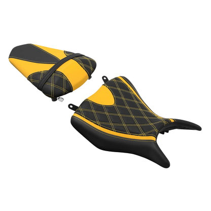 Seats for Yamaha YZF R3 (2015 - 2024) Black Yellow