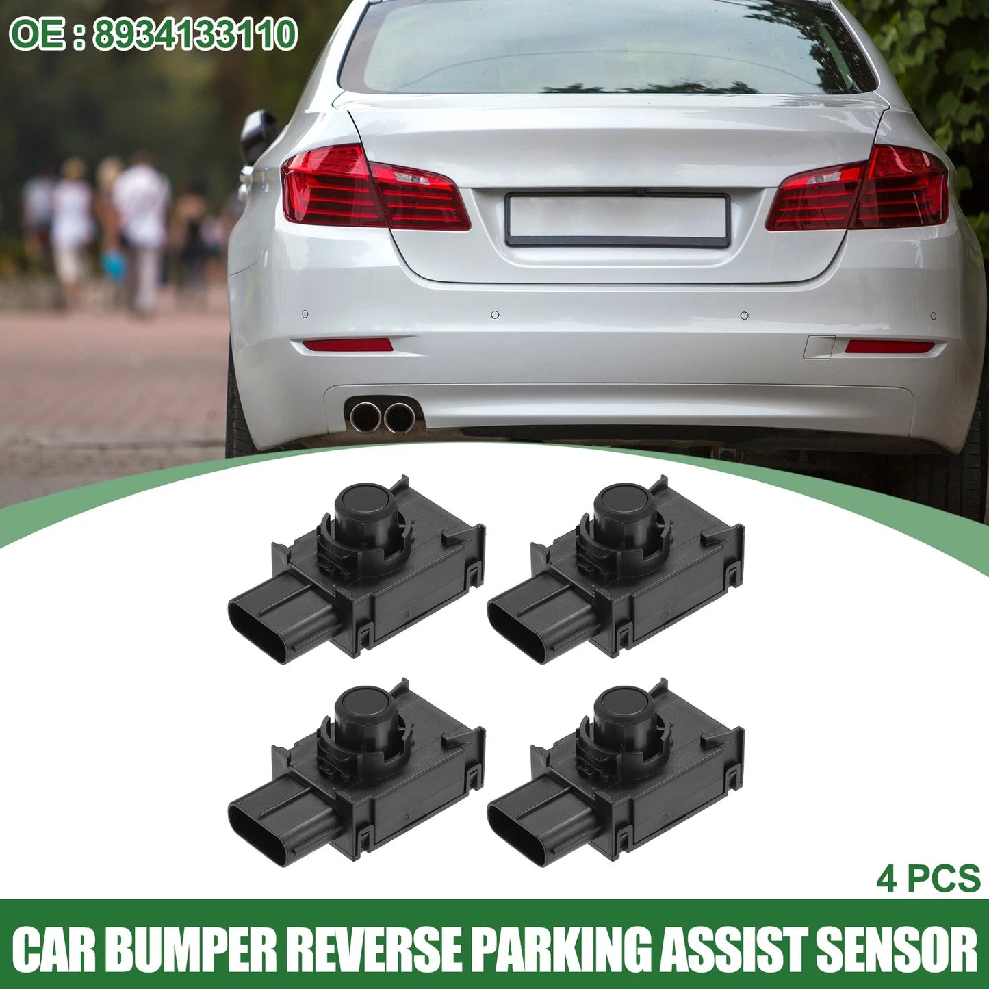 Set of 4 Bumper Reverse Parking Sensors for Lexus ES350 (2007–2012) No. 8934133110