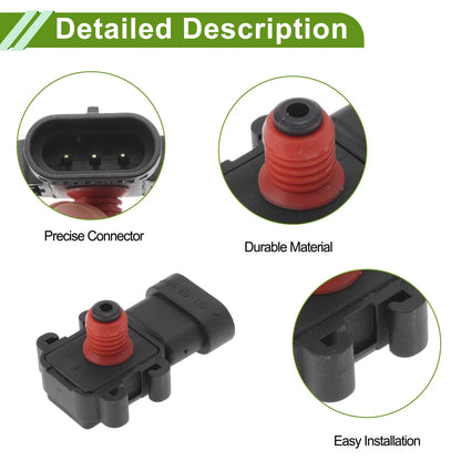 MAP Sensor for Chevrolet Silverado 3500 (2015–2019) No.21002284