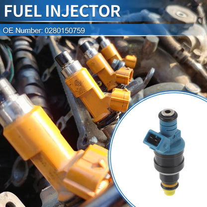 1 Pc Fuel Injector No.0280150759 for Ford E-250 E-350 (1989–1991)