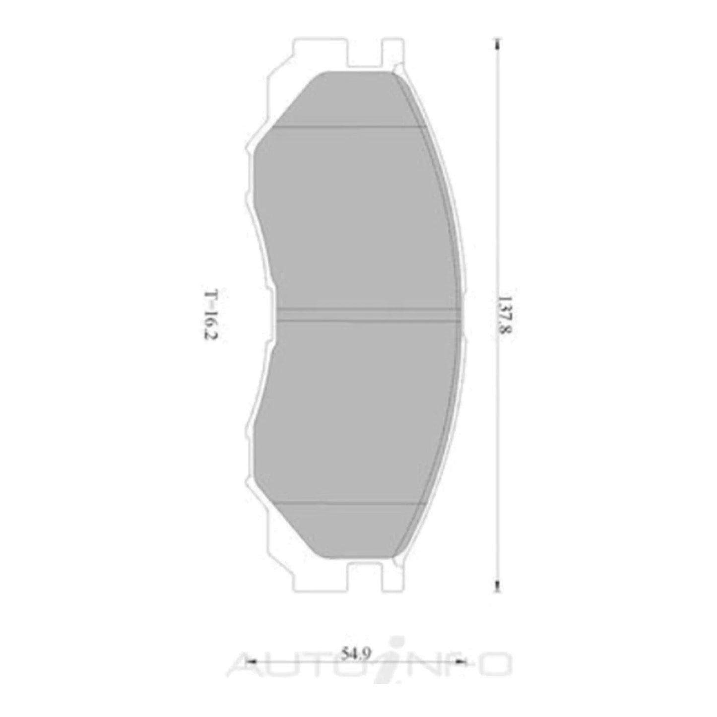 Brake Pad Set for Mitsubishi Delica P25 (1994-2006)
