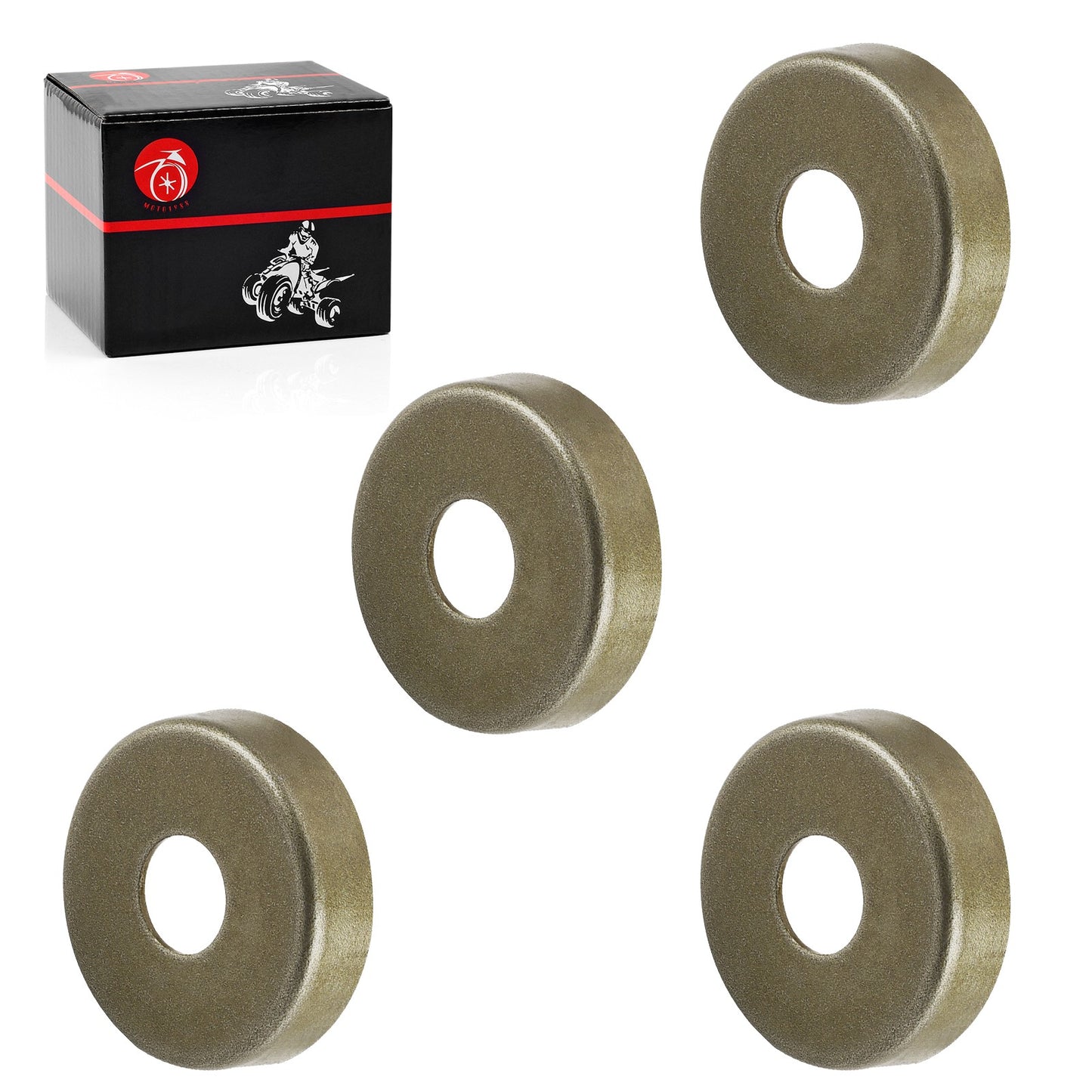 Set of 4 Front A-Arm Bushing Rubber Caps for Polaris Phoenix 200 (2005–2021)