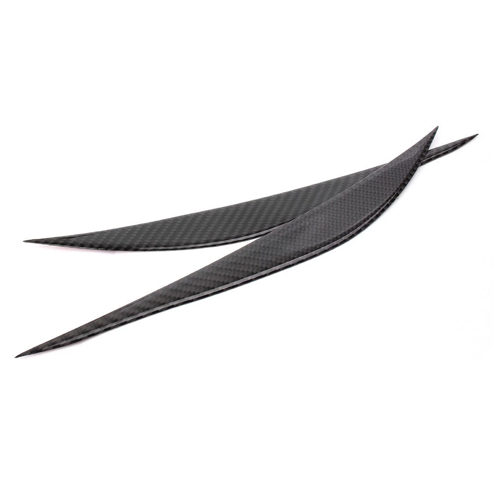 2X Headlight Eyebrow Cover Trim for BMW 3 Series F30 (2013–2017) Carbon Fiber
